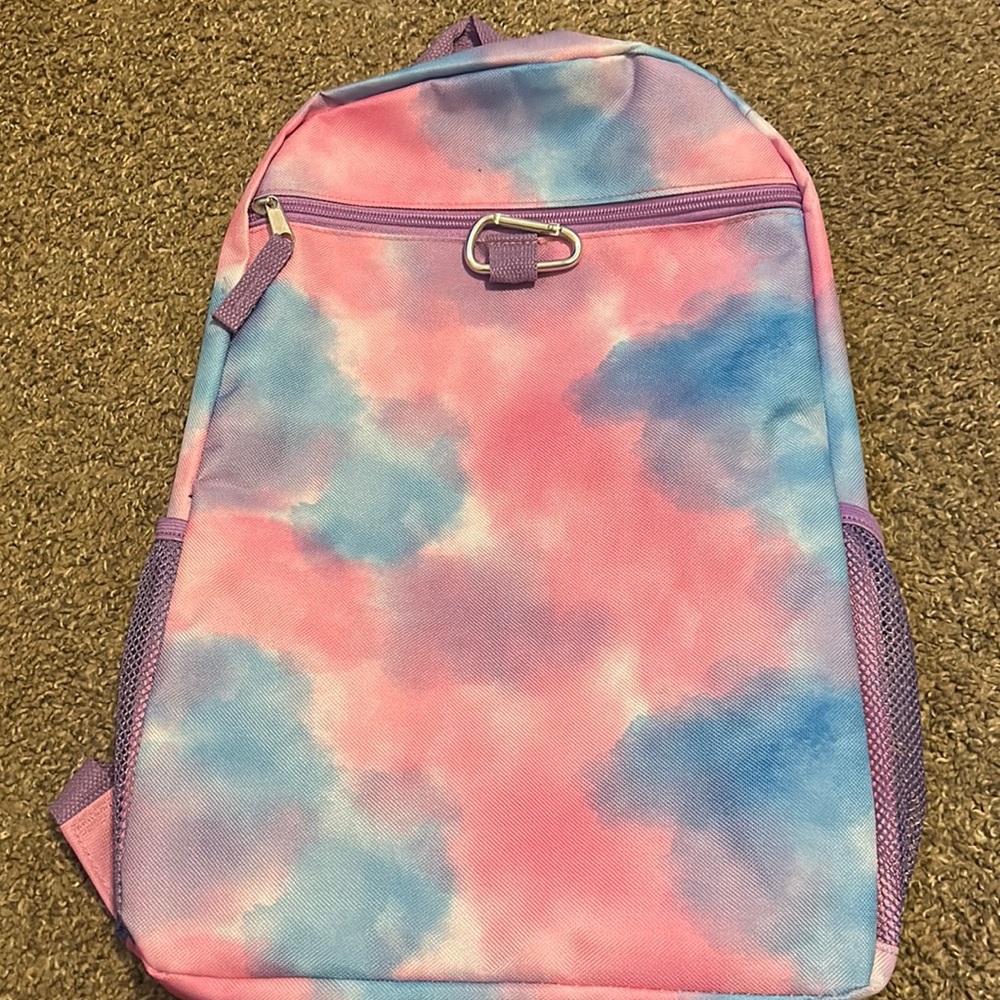 Tye dye backpack. New without tags. Comes with keychain